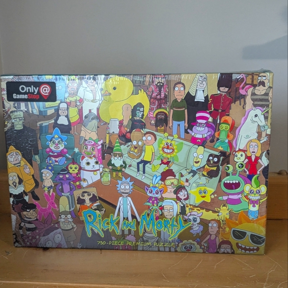 Rick and Morty "Friends and Family" 750-Piece Puzzle